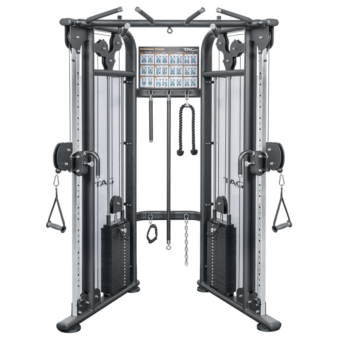 TAG Functional Trainer – Dual 210 lb Stacks