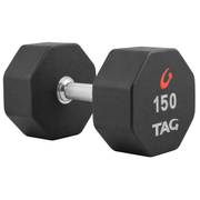 TAG 8-Sided Urethane Dumbbell Set – 5–50 lb
